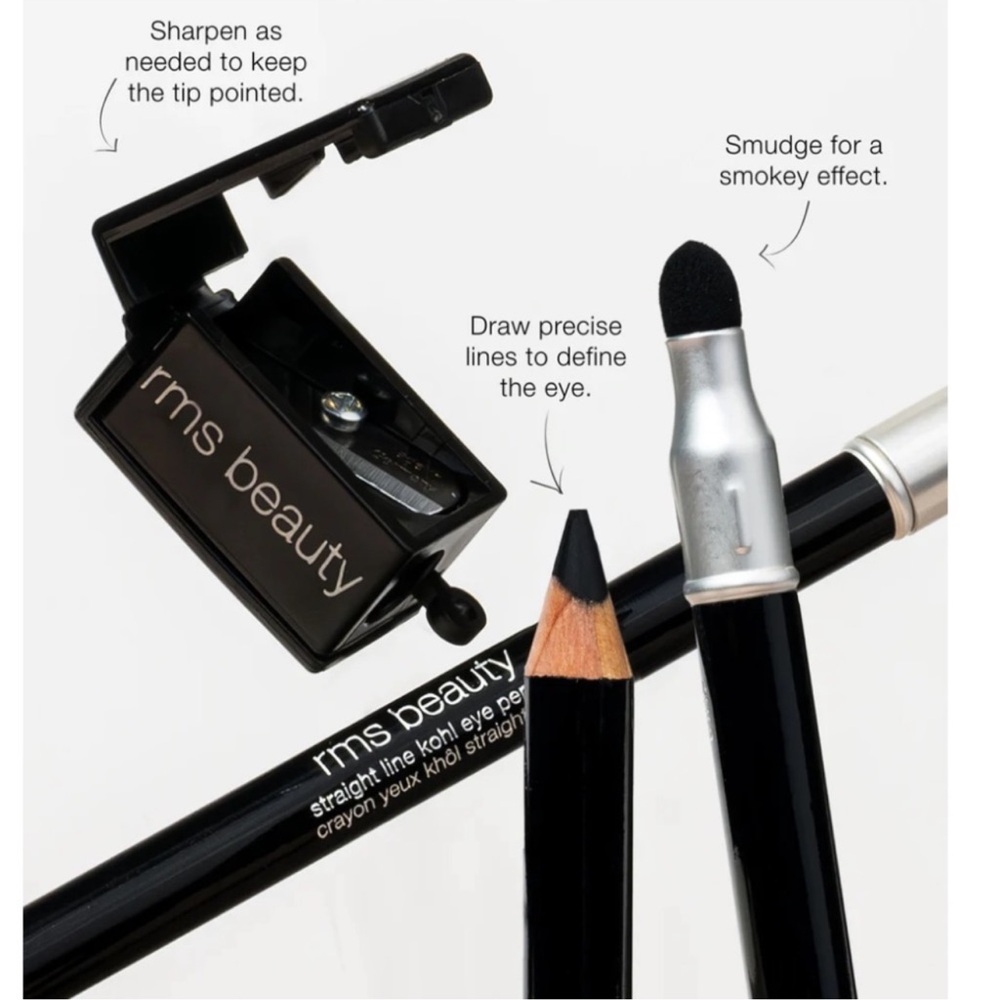 RMS Beauty HD Black Straight Line Kohl Eye Pencil 1.08g BRAND NEW/SEALED - Picture 2 of 8